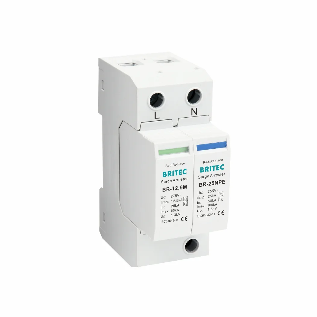 Type 1+2 Surge Protective Device Combined Lightning And Surge Grounding