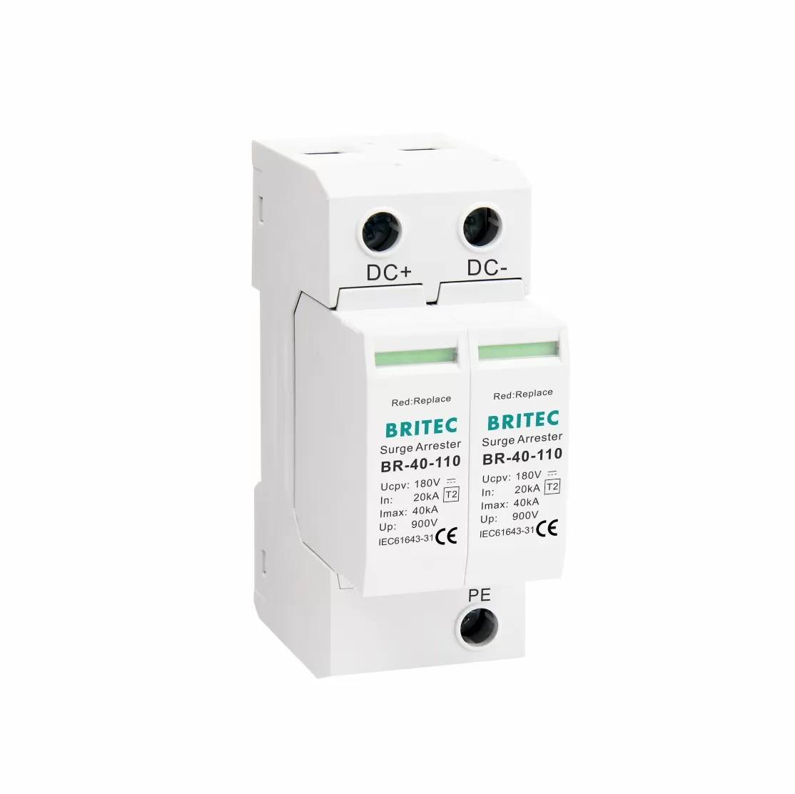 BR-40 110 40kA Type 2 Class II DC 110V Surge Protection Device